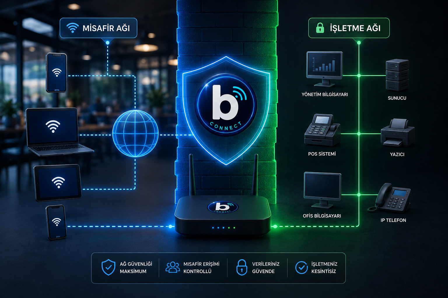 Barcodia Connect Ağ Güvenliği